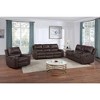 New Classic Furniture Linton Leather Glider Recliner-Brown - 2 of 3