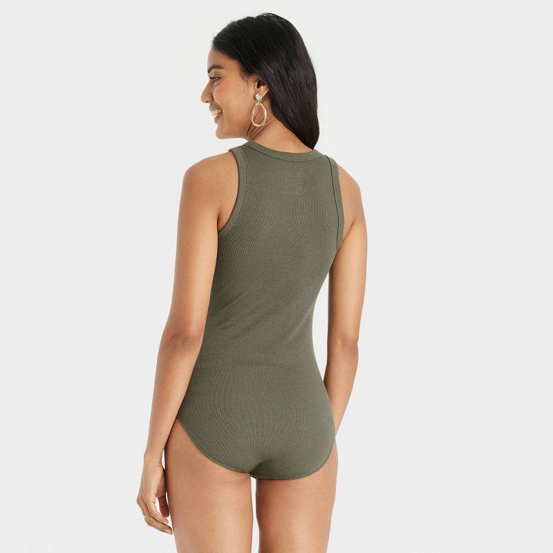 Women's Ribbed Tank Bodysuit - A New Day™, 2 of 10
