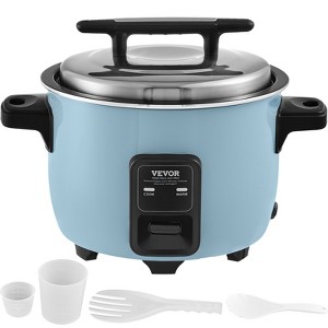VEVOR Commercial Rice Cooker, 60-Cup Rice Cooker, 13.74 Qt / 13 Liter Large Rice Cooker and Warmer with Nonstick Inner Pot, Fast Cooking - 1 of 4