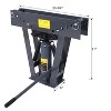 12 Ton Manual Hydraulic Pipe Bender With 6 Dies(1/2", 3/4", 1", 1-1/4", 1-1/2", 2"), Adjustable Rollers For 90-180° Bending - 4 of 4