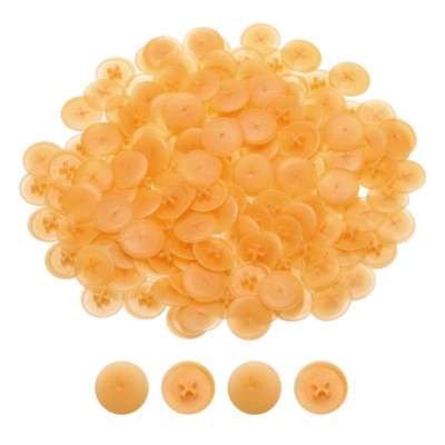 Unique Bargains Plastic Decoration Furniture White Screw Cap Covers