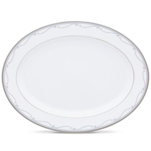 Noritake Satin Flourish Medium Oval Platter - 1 of 4