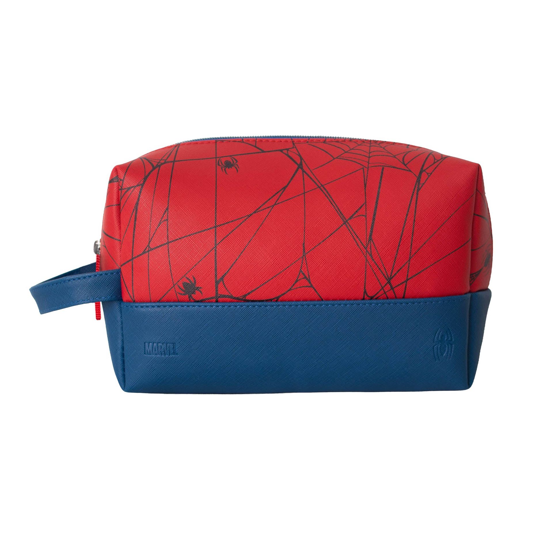Impressions Vanity Marvel Spider-Man Travel Dopp Kit Faux Leather Toiletry Bag Cosmetic Bag