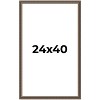 PosterPalooza | Sculpted Silver Picture Frame - UV Acrylic, Foam Board Backing, Hanging Hardware - 2 of 4