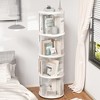 NicBex Rotating Bookshelf with Small Footprint Bookcases for Living Room Home Office - 4 of 4