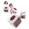 MasterPieces Officially Licensed NCAA Arkansas Razorbacks - 6 Piece D6 Gaming Dice Set Ages 6 and Up - 3 of 4