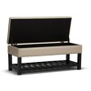 Riley Storage Ottoman Bench Faux Leather - WyndenHall - 2 of 4