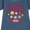 Girls' - Peanuts - Peanuts Crew Athletic Graphic Short Sleeve Fleece Dress - 2 of 4