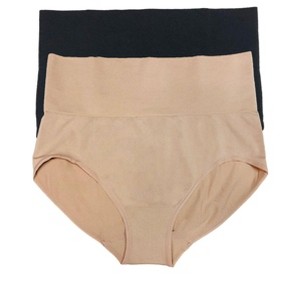 Felina | Fusion Seamless Shapewear Brief | 2-Pack | Tummy Control | Smooth - 1 of 4