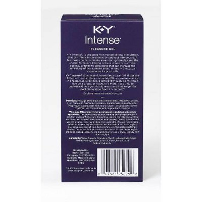 K-Y Intense Pleasure Gel Stimulates & Intensifies - 0.34oz