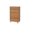 Plank+Beam Solid Wood Classic 5-Drawer Solid Wood Dresser, Storage Dresser for Bedroom, Chest of Drawers - 2 of 4
