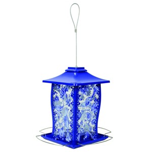 Nature's Way Products Paisley Sky Gazebo Bird Feeder - Blue (3.7 Quart) - 1 of 3