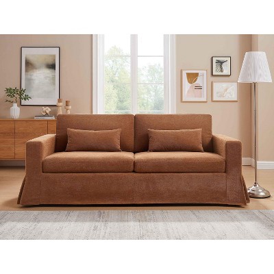 MINIMORE Modern Style 83.9"W Brenda 3Seater Sofa With Slipcover