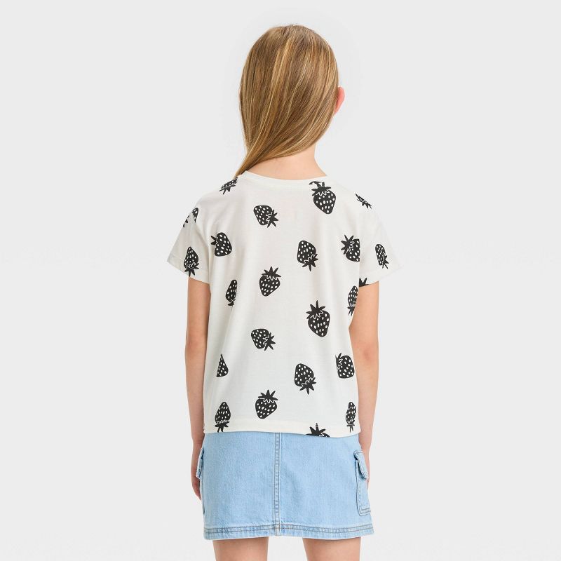 Girls' Short Sleeve Relaxed Graphic T-Shirt - Cat & Jack™, 3 of 8