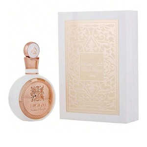 Lattafa Fakhar By Lattafa Women Jasmine Sambac, Sandalwood, Patchouli, Black Currant, Pear  Eau De Parfum Spray 3.4 Oz - 1 of 1