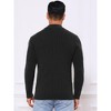 INSPIRE CHIC Men's Solid Color Quarter Zip Knitted Mock Neck Polo Sweater - 3 of 4