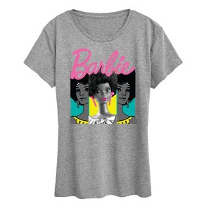 Women's - Barbie - Photo Retro Black Barbie Short Sleeve Graphic T-Shirt - 1 of 4