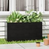 Maggift Wheelbarrows, Pool Cart with Wheels, Storage and Towel Rack, Storage Deck Box for Outdoor Patio Float,for patio, Black, 31.5"*39.4"*37.6" - 4 of 4
