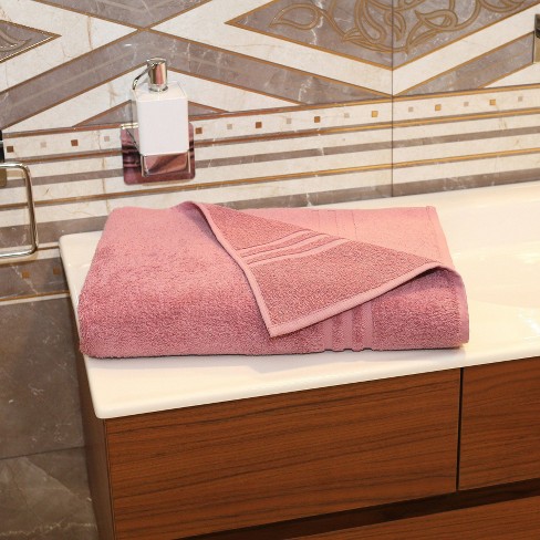 Rose gold bathroom discount towels