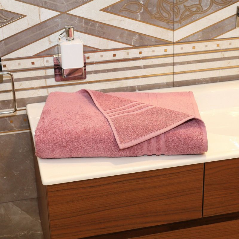 Denzi Turkish Towel Bath Sheet Tea Rose - Linum Home Textiles, 1 of 5