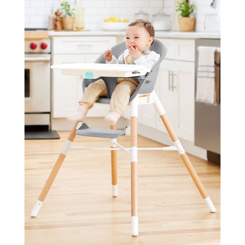 Skip Hop EON 4-in-1 High Chair - Gray/white, 2 of 12