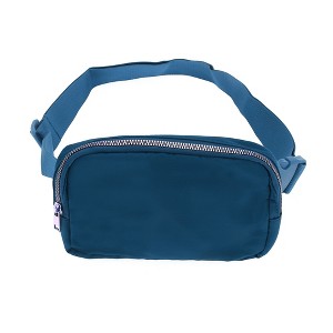 Unique Bargains Solid Color for Hiking Gym Running Waist Pack 1 Pc - 1 of 4