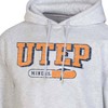 NCAA UTEP Miners Gray Fleece Hooded Sweatshirt - 3 of 3