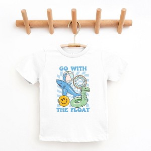 The Juniper Shop Go With The Float Blue Toddler Short Sleeve Tee - 1 of 2