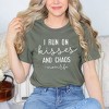 Simply Sage Market Women's I Run On Kisses and Chaos Short Sleeve Graphic Tee - 2 of 3