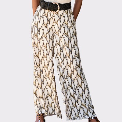 Women's Print Wide Leg Pants - LASCANA