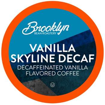 Brooklyn Beans DECAF Coffee Pods,Compatible with KEURIG Kcups, Vanilla Skyline Decaf,40 Count