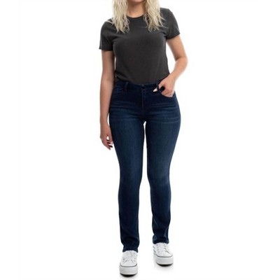Women's Better Butter Mid Rise Slim Straight Jean - 1822 Denim