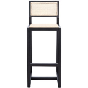 Seika Rattan Bar Stool - BST9503 - Safavieh - 1 of 4