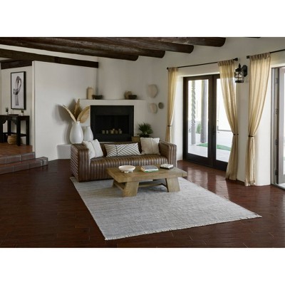 Gray Handwoven Synthetic Indoor/Outdoor 10' x 14' Rug