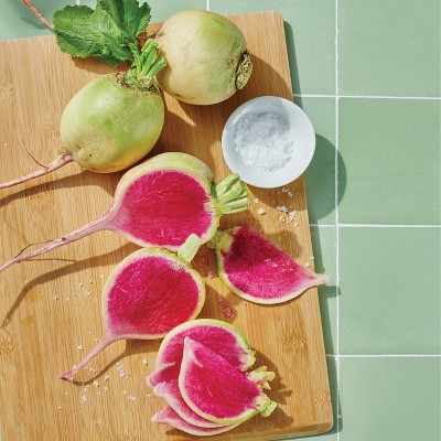 10x13 Reversible Bamboo Cutting Board Natural - Figmint™