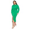 L I V D Women's Estelle Ruched Bodycon Midi Dress - 2 of 3