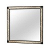 GlasFlength Decorative Wall Mirrors Square Accent Mirror Wall Mirror Polished Mirror Decorative Mirror for Living Room, Black, 38"*1"*36" - 4 of 4
