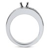 Pompeii3 3/8ct Diamond Engagement Ring Setting 14K White Gold - 3 of 4