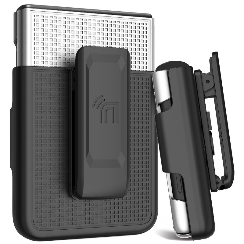 Nakedcellphone Slim Case and Belt Clip Holster Combo for Samsung Galaxy Z Flip 3 Phone (SM-F711, 2021), 2 of 12