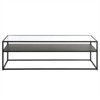 54 in. Black Bronze Coffee Table - Henn&Hart - 2 of 4