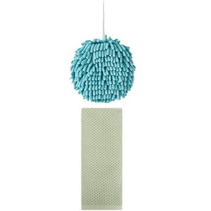 REGALWOVEN Solid Soft Absorbent Bathroom Hand Towels for Home Decor 6" x 6"/13" x 30" 2 Pcs - 1 of 4