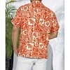 LA LEELA Men's Hawaiian Shirts Short Sleeve Button Down Shirt Mens Vacation Shirts Summer Beach Casual Tropical Shirts for Men Funny - 3 of 4