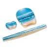 Fellowes Gel Keyboard Wrist Rest w/Microban Protection 18 9/16 x 2 5/16 Sandy Beach 9179401 - 2 of 3