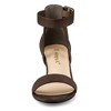 Allegra K Women's Open Toe Adjustable Ankle Strap Block Low Heel Sandals - 2 of 4