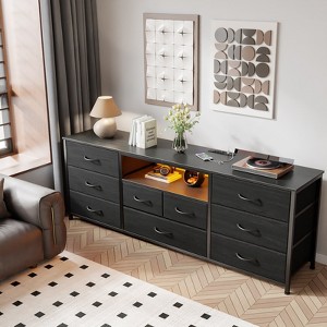 black 9 drawer bedroom dresser Bec and Bridge Reba Midi Dress in Black – Coco & Lola