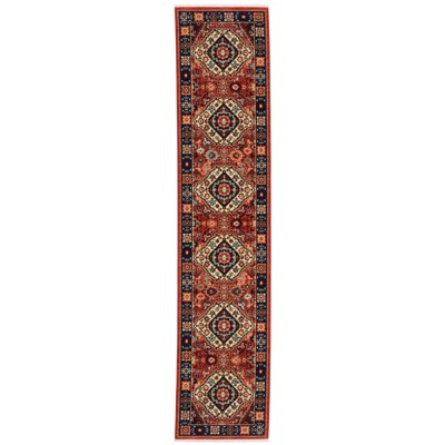 Oriental Weavers Lilihan 2061V Red/ Blue Indoor Area Rug - 2'6" x 12'