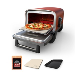 Ninja Woodfire Pizza Oven, 8-in-1 Outdoor Oven, 5 Pizza Settings, Smoker, Ninja Woodfire Technology, Electric - OO101 - 1 of 4