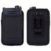 Nakedcellphone Pouch Case for Siyata SD7 Radio (Tough Canvas with Clip and Belt Harness) - Black - 2 of 4