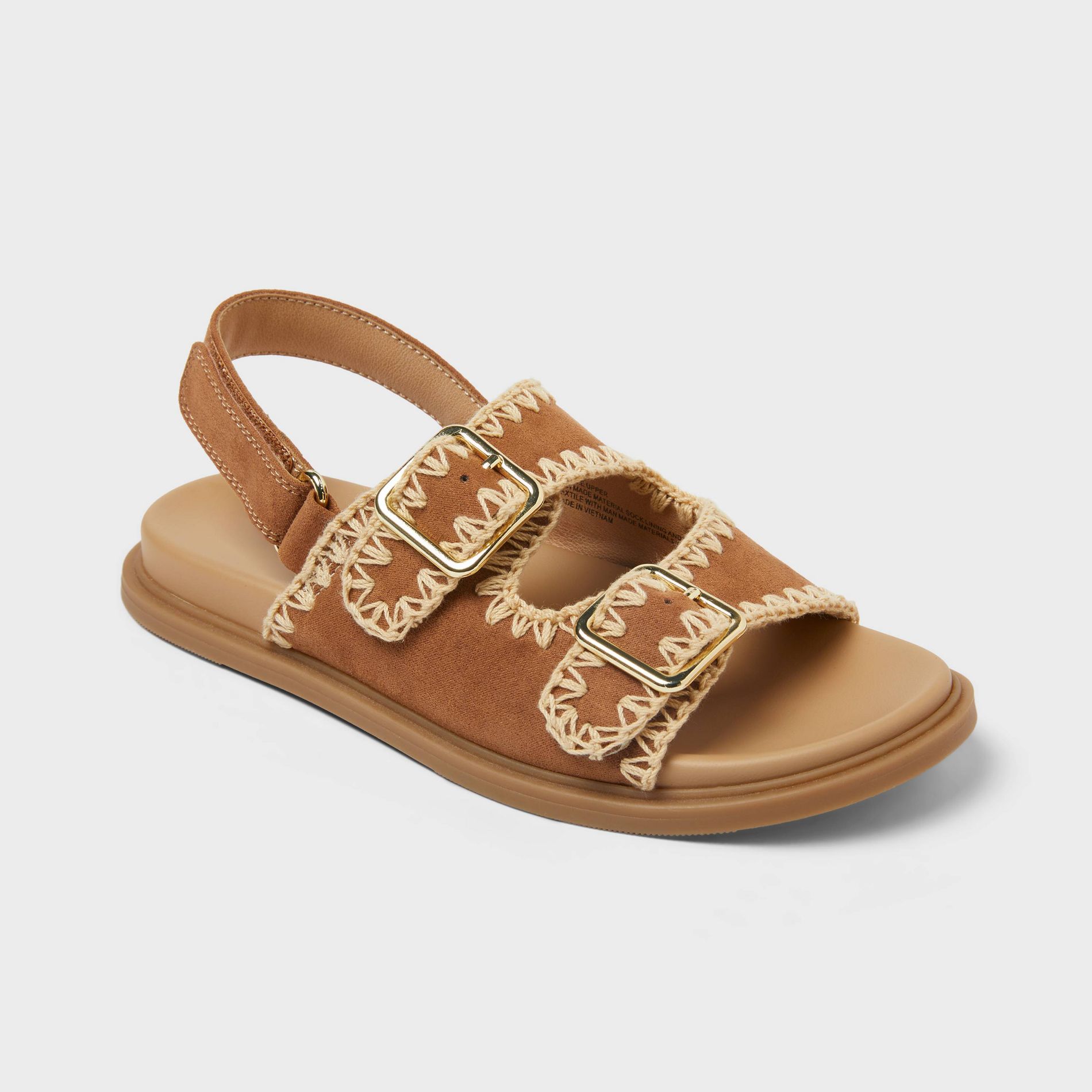 Kids' Casual Footbed Sandals - art class™ Cognac