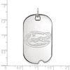 Black Bow Jewelry 10k White Gold Florida Gators NCAA Large Pendant - 2 of 3